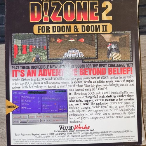 D!Zone 2 for DOOM & DOOM II PC game
