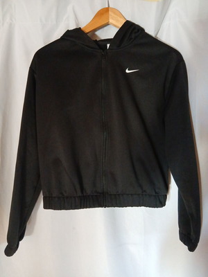 Nike късо яке като ново, детско XL, черно
