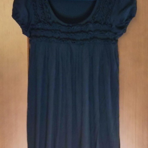 Black Mini Dress Tunic Inside One Size used