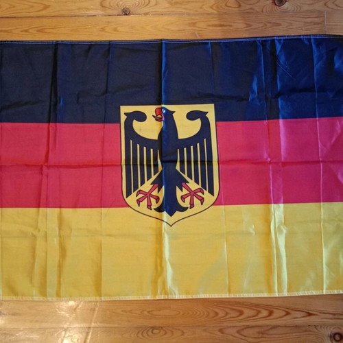 German flag new with national emblem 0.60cm x 0.94cm