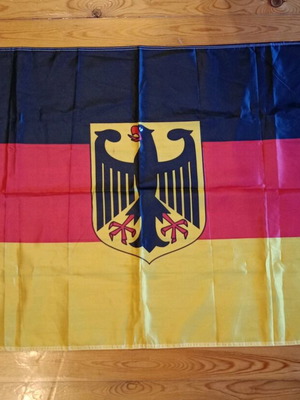 German flag new with national emblem 0.60cm x 0.94cm