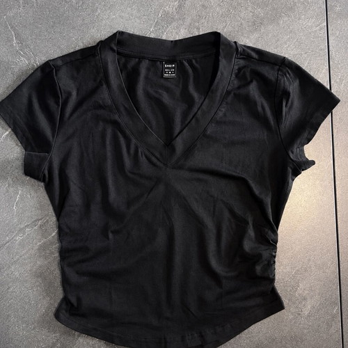Black summer blouse like new, size S