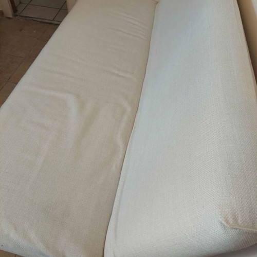 Sofa bed metal frame used with removable washable linen mattress