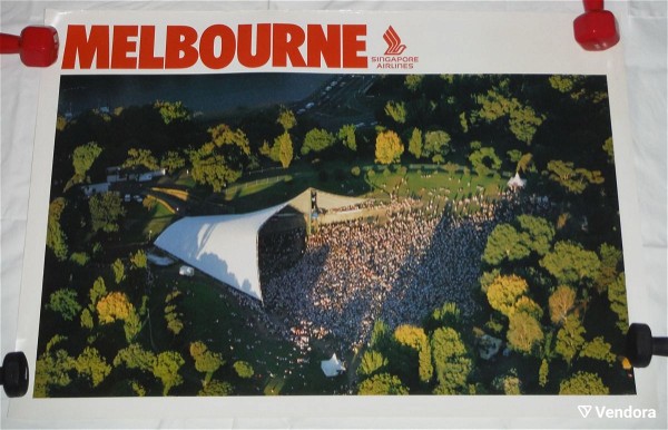  SINGAPORE AIRLINES megali afisa 1980s tis aeroporikis eterias!! thema: melvourni (MELBOURNE)
