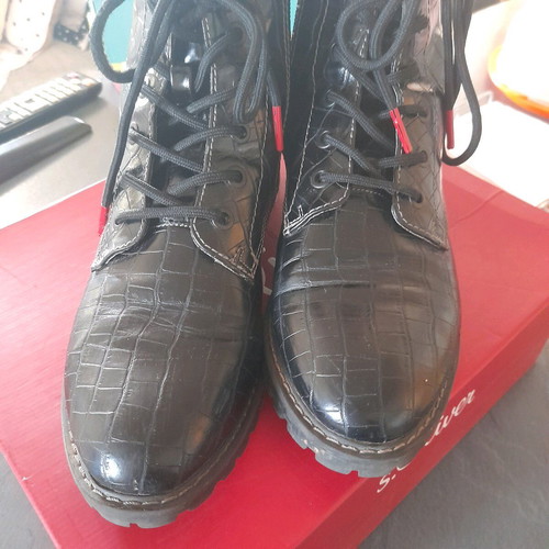 S.Oliver boots used, size 37, black