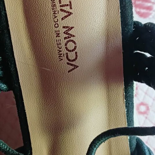 Alta Moda platform espadrille sandals like new, size 38, black