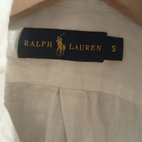 Ralph Lauren men's linen shirt, size S, white