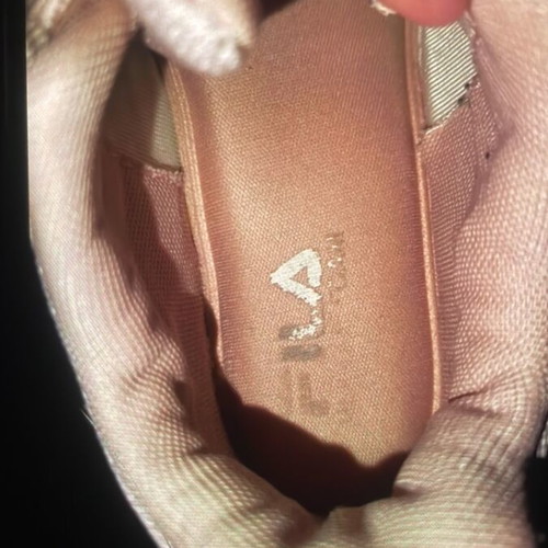Fila pink athletic shoes, size 36