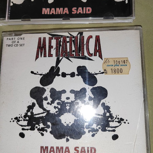 Metallica Mama Said 2-CD single set used, 1996 Vertigo