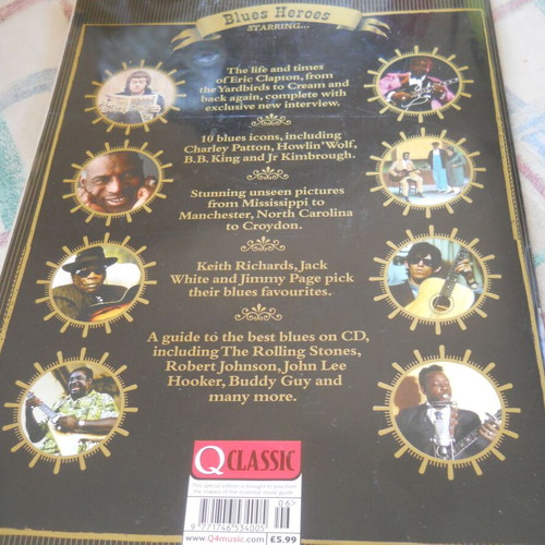 Q Classic collectors edition blues Eric Clapton magazine used in good condition