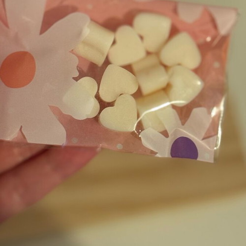 Wax melts aroma waffle, 10 heart shapes, plant wax