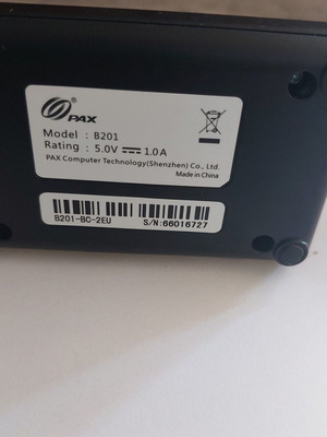 D200 Single Charging Base for Viva card terminal, like new