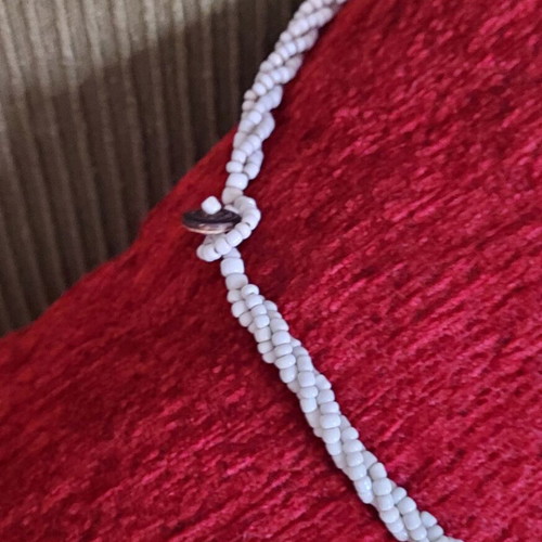 Handmade necklace from natural materials new 45cm