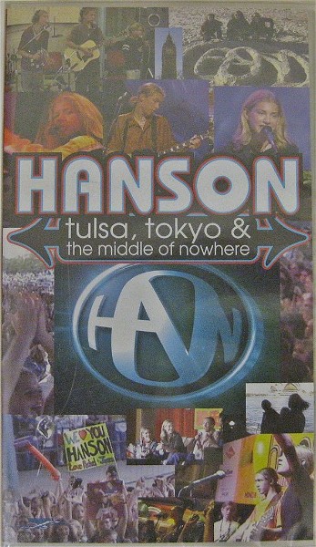  HANSON "TULSA TOKYO & THE MIDDLE OF NOWHERE" - kaseta VHS