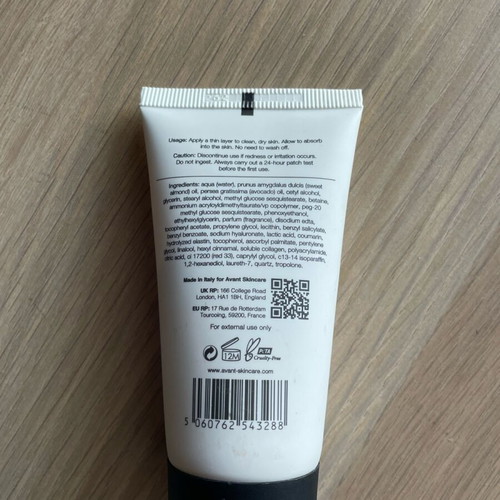 Avant Anti-Aging Face Cream with Hyaluronic Acid 50ml used