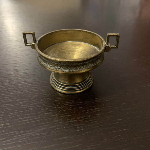 Miniature brass utensils used, collection of 4 pieces