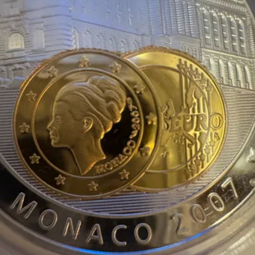 Commemorative Medal Monaco Grace Kelly 2007 new