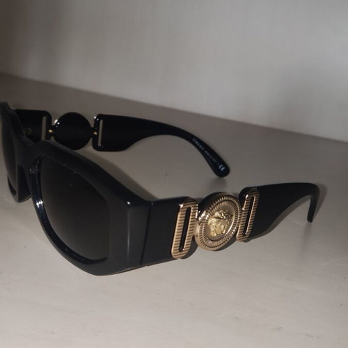Versace sunglasses, black and gold