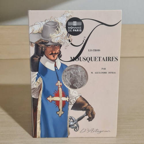 Silver coin D'Artagnan new, The Three Musketeers collection