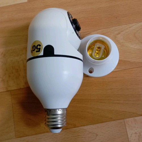 Bulb security WiFi camera used, in good working condition