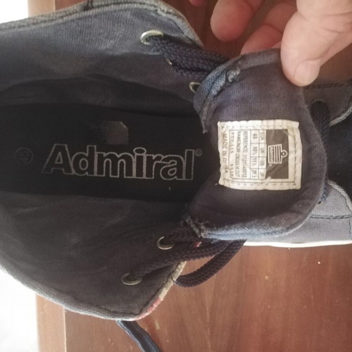 Admiral casual shoes, blue, size 44-45