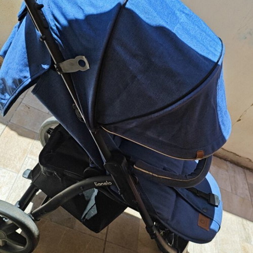 Lionelo stroller used up to 22kg with storage and mosquito net