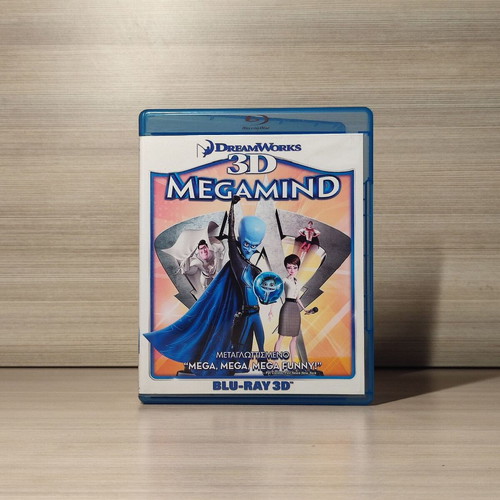 Megamind Blu-Ray 2D & 3D used, dubbed with Greek subtitles