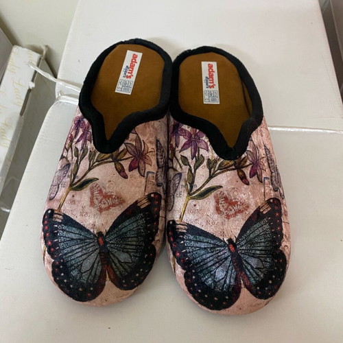Adam’s slippers new, unworn, multicolor, sizes 37 and 38