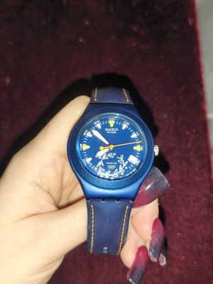 Swatch Olympic Games 2004 Blue Watch used, unisex, vintage