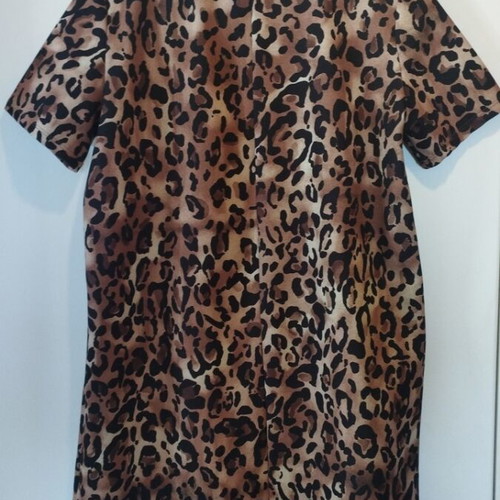 Zara leopard dress medium like new