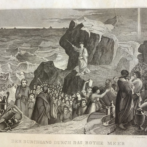 The Crossing of the Red Sea Chalcography Used