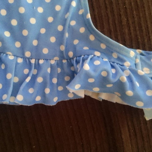 H&M Girls' One-Piece Swimsuit like new, blue 110-116cm