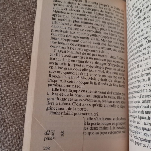 La Dame de Cachemire used, French book with yellowed pages