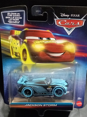 Αυτοκινητάκι Cars Jackson Storm καινούργιο, Glow in the Dark