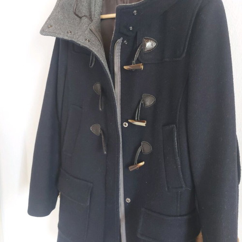 Benetton women's montgomery blue wool like new, size S