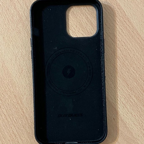 Dux Ducis Roma Series Genuine Leather Case for iPhone 13 Pro Max like new, black