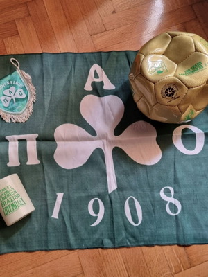 Panathinaikos memorabilia like new, authentic set