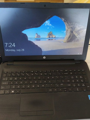 Laptop HP 15,6'' με Intel Celeron N3060, 4GB RAM, 118GB HDD, Windows 7