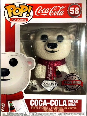 Funko Pop Coca Cola Polar Bear new, special edition #58