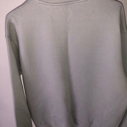 Bershka baby blue sweatshirt without hood, medium