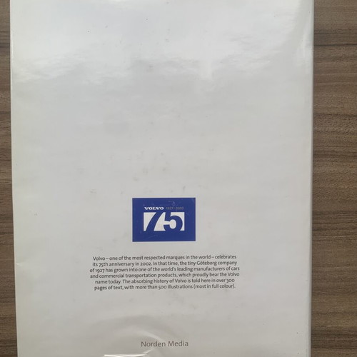 Volvo 75 Years 1927-2002 Hardcover Book like new, English