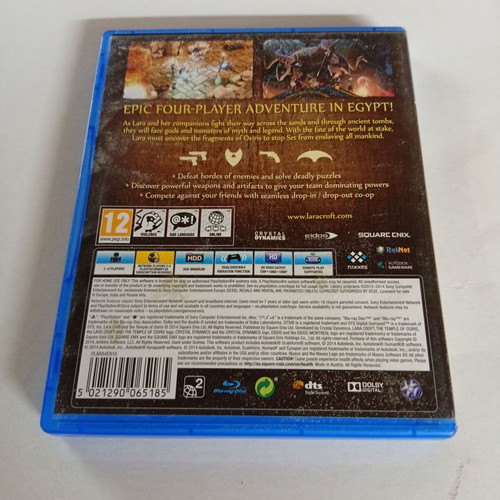Lara Croft and the Temple of Osiris PS4 game like new