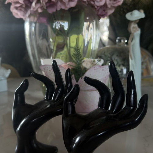 Black Decorative Jewelry Hand Stand like new