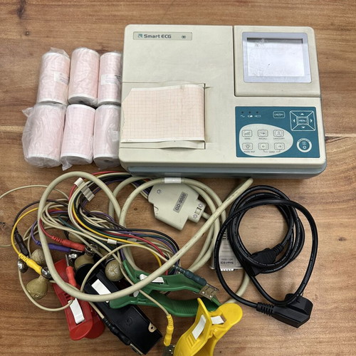Edan SE-3 Smart ECG used professional 3-channel electrocardiograph with accessories