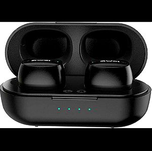 Awei T13 In-ear Bluetooth Handsfree Ακουστικά με Θήκη Φόρτισης Μαύρα