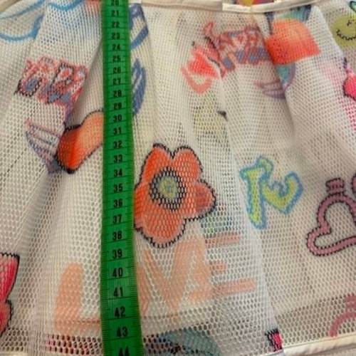 Evita baby dress with colorful designs and inner lining like new, size 1