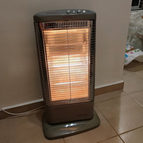 Summit halogen rotating heater 1200W used