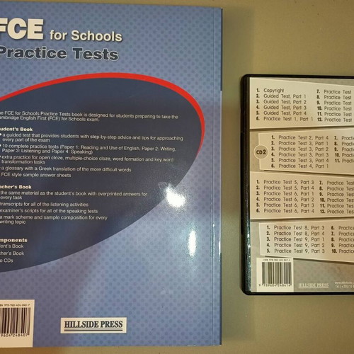 11 Complete Practice Tests Cambridge FCE Teacher's Book and Audio CDs like new