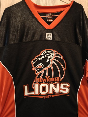 Jersey T Shirt New Yorker Lions GFL American Football like new, size L