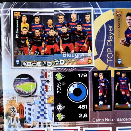 Fifa 365 2016 sticker album with Olympiacos, Serbian edition